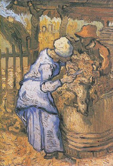 Vincent Van Gogh The shearer oil painting image